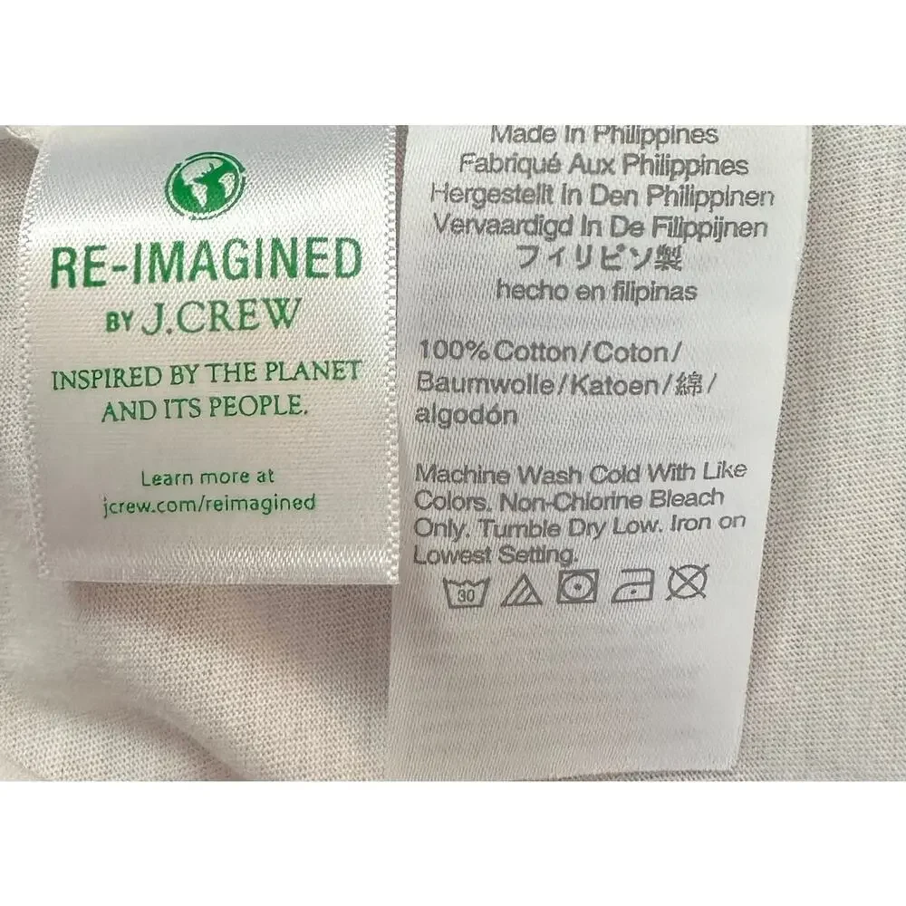 NWT J. Crew Tissue Turtleneck Top White Long Sleeve Lightweight Classic Size S - Picture 13 of 13